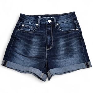 No Boundaries Women's Dark Blue Denim Shorts